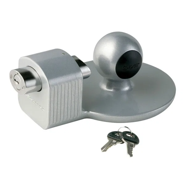 378DAT – MASTERLOCK Trailer Hitch Lock, Trailer Coupler Lock Fits 2-5/16 Inch Trailer Coupler Hitch Ball And Clamp St...
